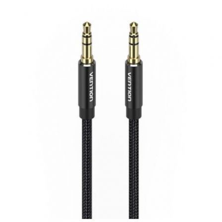 Vention Cable de Audio Estéreo Jack 3.5 Macho a Jack 3.5 Macho 0.5 m Negro